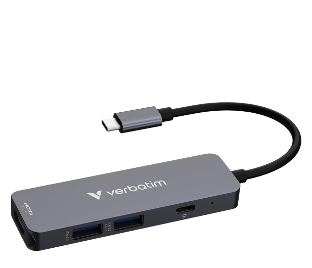 Verbatim USB-C Essentials Multiport Hub 4 Port - 1340195 - zdjęcie 2